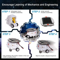 HKM-527379 6 in 1 Solar Power Building Block Robot Kits for Kids - Educational DIY Toy for All Ages