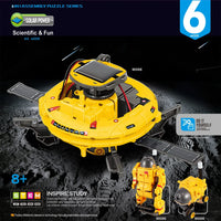 HKM-527379 6 in 1 Solar Power Building Block Robot Kits for Kids - Educational DIY Toy for All Ages