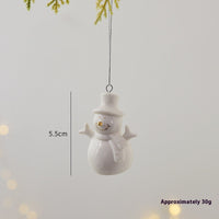 HKM-527507 Ceramic Mini House Christmas Tree Pendant Collection - Various Designs and Weights