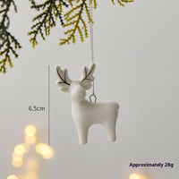 HKM-527507 Ceramic Mini House Christmas Tree Pendant Collection - Various Designs and Weights