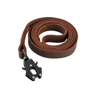 HKM-527507 Cowhide Leather Fast Release Buckle Dog Lead 1.5" or 2.0" Wide