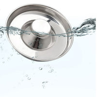 HKM-527571 Stainless Steel Pet Food Bowl for Cats and Dogs, Available in 26cm, 30cm, and 34cm Diameters