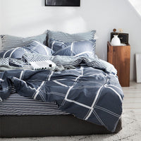 HKM-527699 Cotton Four-Piece Bedding Set with Lily Print – Soft and Durable Twill Weave