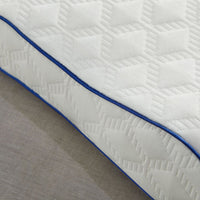 HKM-527827 Natural Latex Cervical Neck Support Pillow - Available in Water Ripple and Diamond Plaid, Multiple Sizes