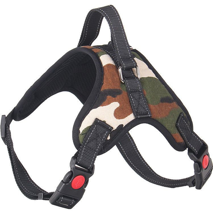 HKM-527891 Durable Oxford Cloth Pet Harness for Comfortable Chest and Back Support