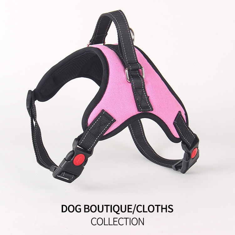 HKM-527891 Durable Oxford Cloth Pet Harness for Comfortable Chest and Back Support
