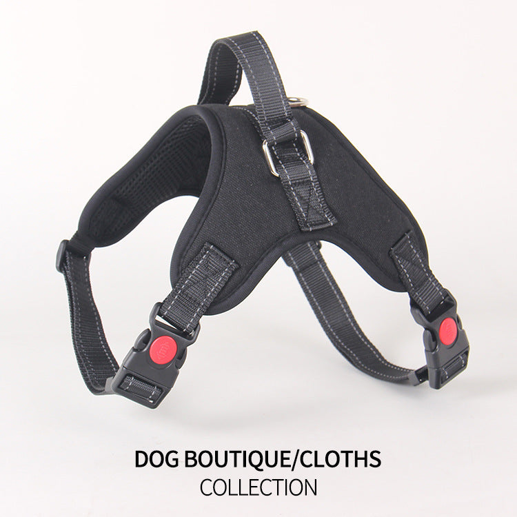 HKM-527891 Durable Oxford Cloth Pet Harness for Comfortable Chest and Back Support