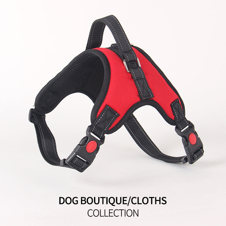 HKM-527891 Durable Oxford Cloth Pet Harness for Comfortable Chest and Back Support