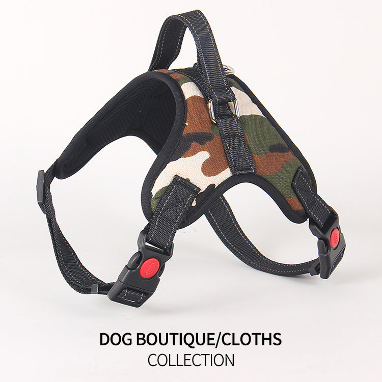 HKM-527891 Durable Oxford Cloth Pet Harness for Comfortable Chest and Back Support