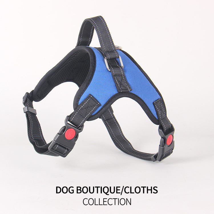 HKM-527891 Durable Oxford Cloth Pet Harness for Comfortable Chest and Back Support