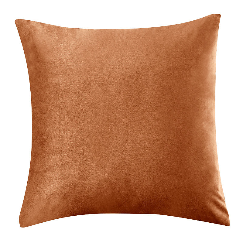 HKM-528083 Nordic Plush Solid Velvet Sofa Pillow