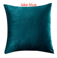 HKM-528083 Nordic Plush Solid Velvet Sofa Pillow