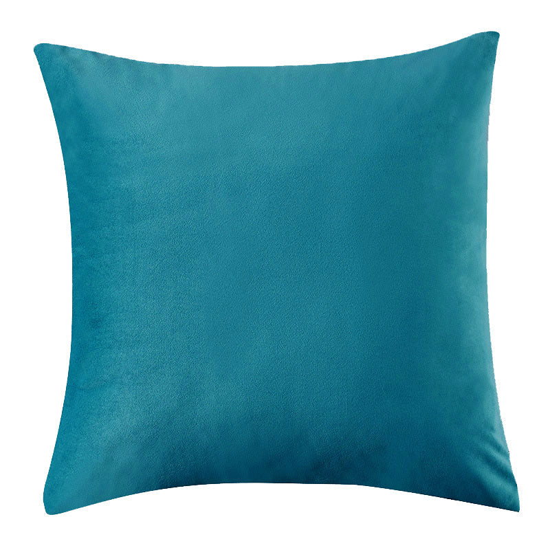 HKM-528083 Nordic Plush Solid Velvet Sofa Pillow