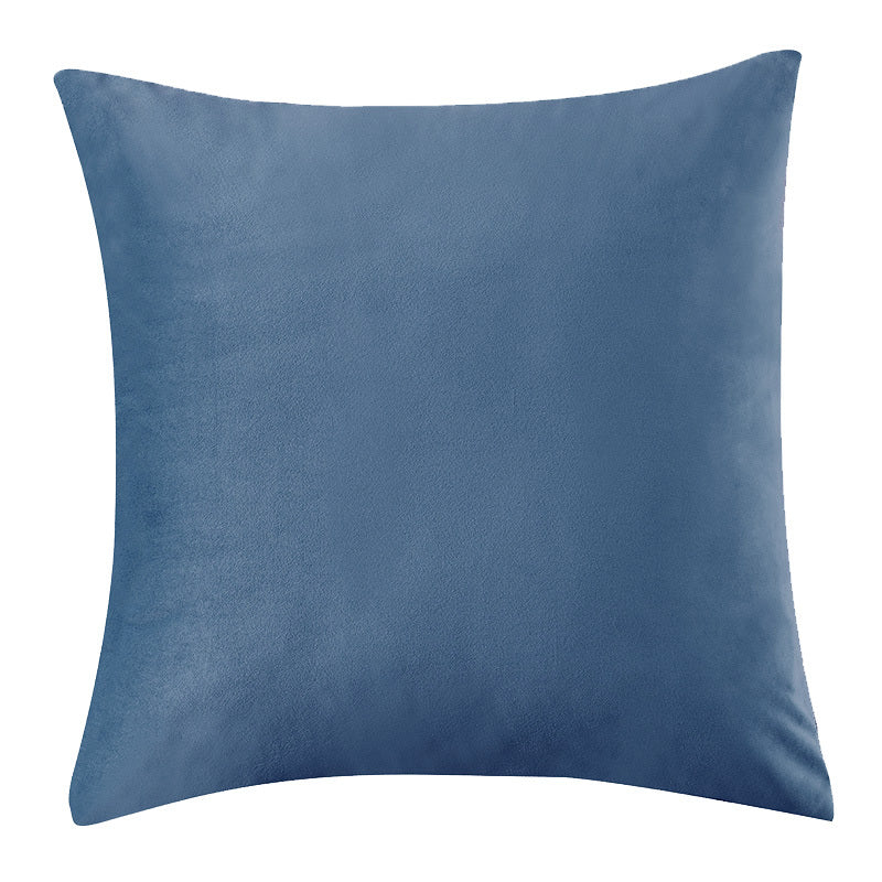 HKM-528083 Nordic Plush Solid Velvet Sofa Pillow