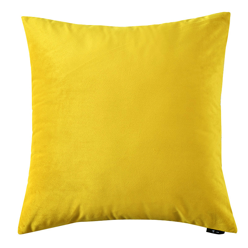 HKM-528083 Nordic Plush Solid Velvet Sofa Pillow