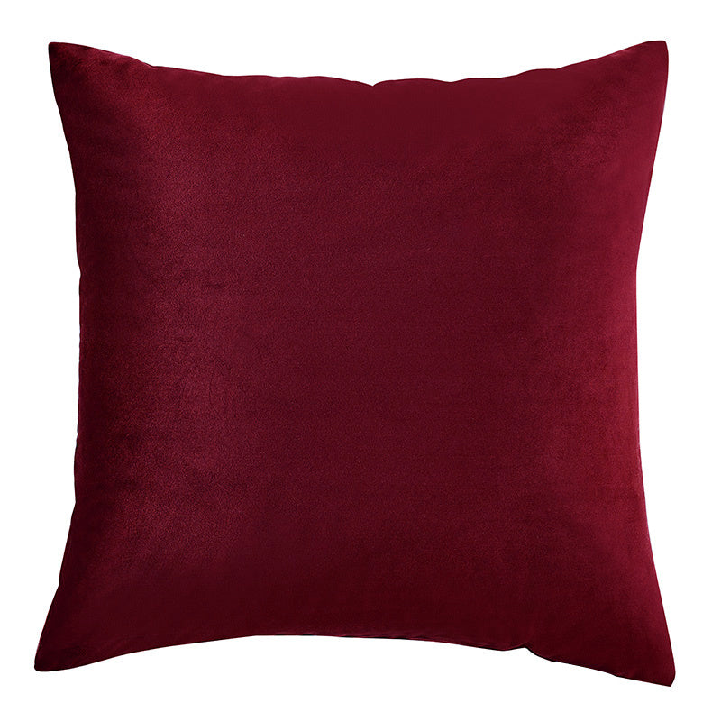 HKM-528083 Nordic Plush Solid Velvet Sofa Pillow