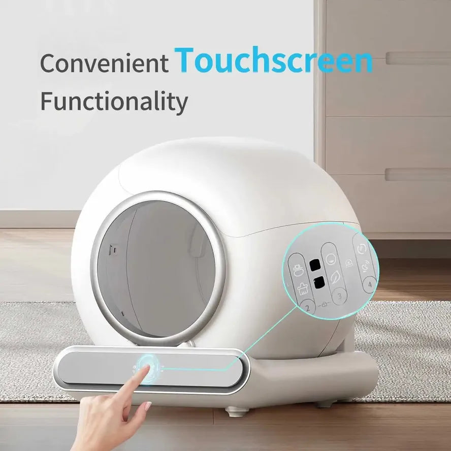 KTX-528147 Intelligent Self-Cleaning Cat Litter Box with Gravity Sensor Monitoring System