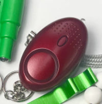 HKM-528211 High-Security Personal Alarm with LED Light for Women and Kids - Portable Anti-Lost Device