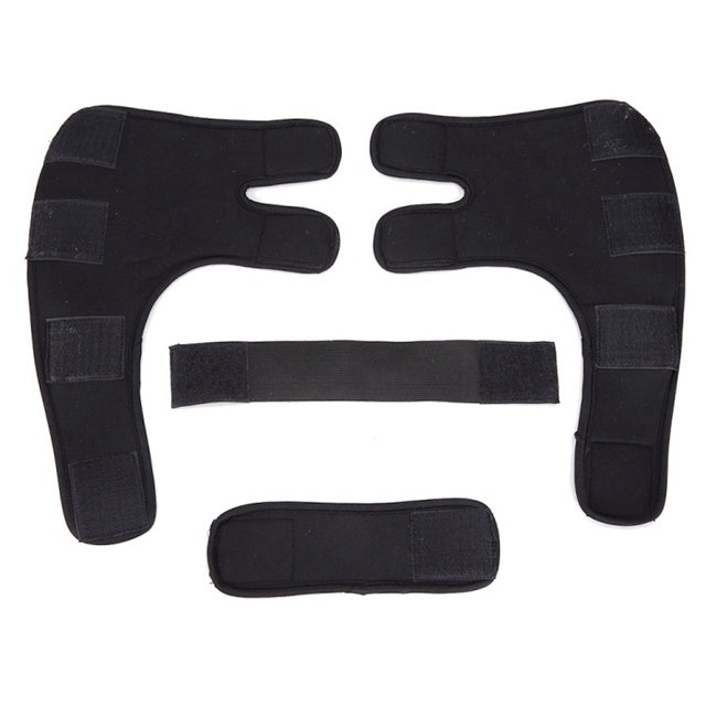 HKM-528339 Dog Knee Support Pads Brace - 1 Pair, Neoprene, Adjustable Size S/M/L, All Seasons