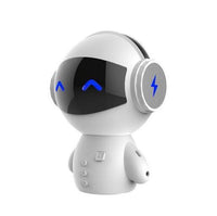 HKM-528403 Compact Bluetooth Mini Robot Speaker with 15-Hour Playback, USB Charging, and TF Card Support