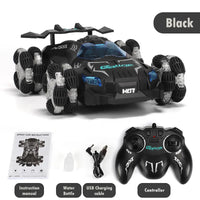 HKM-528531 Remote Control Drift Racing Car with Spray Fog, 2.4G RC Stunt Vehicle for Kids, Rechargeable Electric Toy