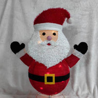HKM-528659 Luminous Ice Man Ornament for Festive Window Displays - 72cm x 53cm x 32cm