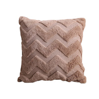 HKM-528659 Nordic Double-Sided Plush Cushion Cover, 45x45cm - Solid Colors and Patterns