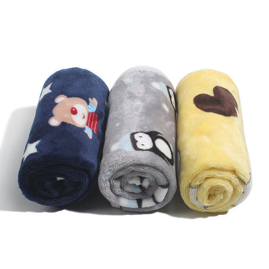 HKM-528723 Cozy Coral Fleece Kennel Pad – Multiple Sizes and Adorable Designs