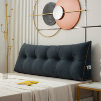 HKM-528851 Brocade Velvet Bedside Cushion in Various Colors and Sizes