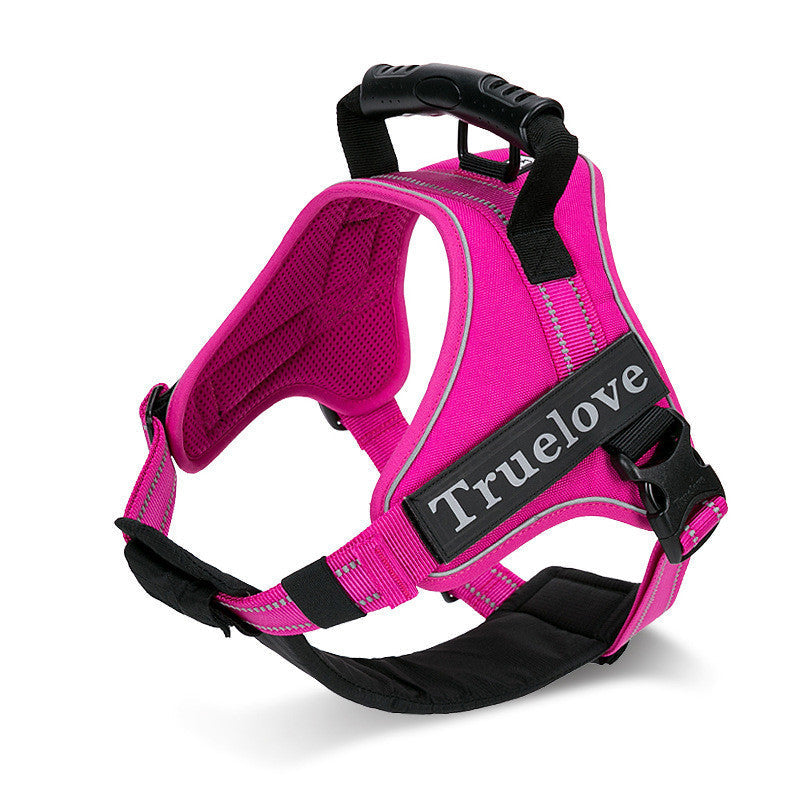 HKM-529043 Medium-Sized Dog Vest Harness with Walking Leash in Various Colors