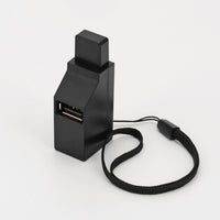 HKM-529043 Mini Portable USB Extension Hub with 480-5 Gbps Data Transfer Rate