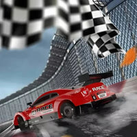 HKM-529107 High-Speed 1:16 Scale 4WD Remote Control Drift Car with PVC Shell and Lights