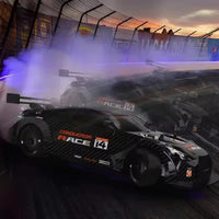 HKM-529107 High-Speed 1:16 Scale 4WD Remote Control Drift Car with PVC Shell and Lights