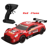 HKM-529107 High-Speed 1:16 Scale 4WD Remote Control Drift Car with PVC Shell and Lights