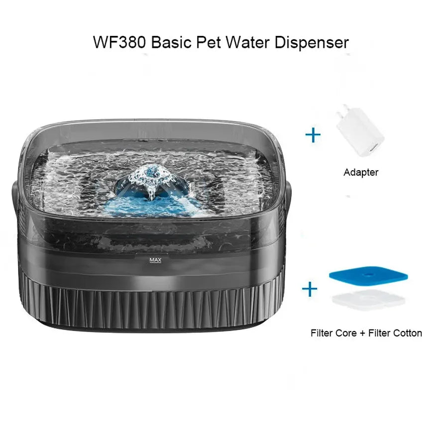 KTX-529299 9L Automatic Pet Water Fountain for Cats and Dogs - Ultra Quiet Circulation Dispenser
