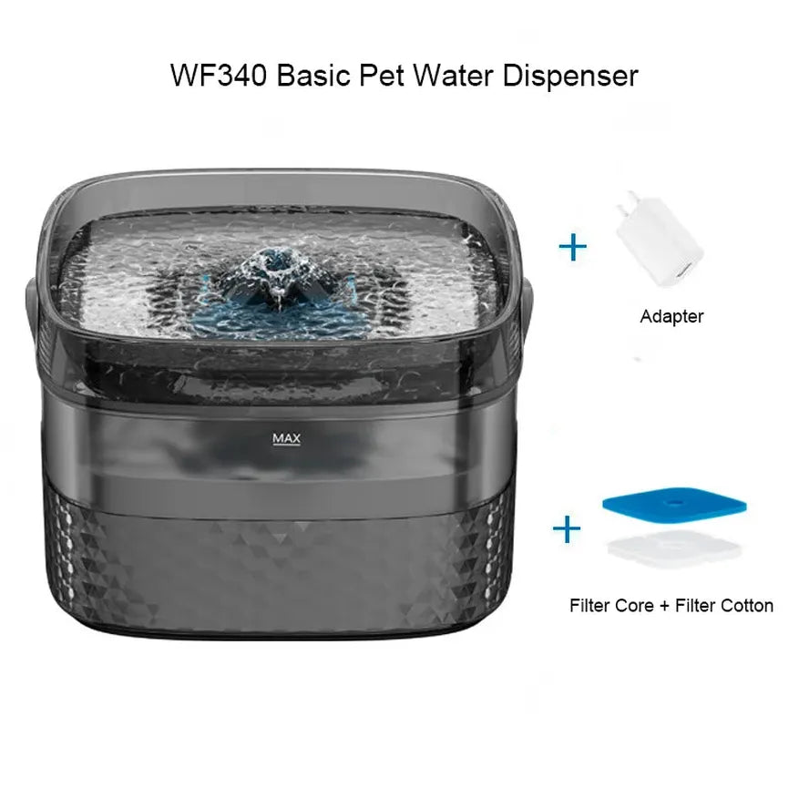 KTX-529299 9L Automatic Pet Water Fountain for Cats and Dogs - Ultra Quiet Circulation Dispenser