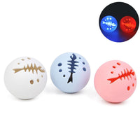 HKM-529299 Cat toy ball mint bell glow toy