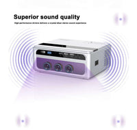 HKM-529555 HD Compact Mini Android Projector - 4.3 Inch LED LCD Screen, 8000 Lumens Brightness, 1280p Resolution, Multiple Inputs