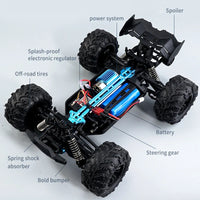 HKM-529683 High-Speed 38km/h 1:16 Electric 4WD Off-Road Remote Control Truck for All Ages