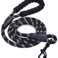 HKM-529683 Reflective Nylon Braided Traction Rope for Dogs - 1.5m Rushing Walking Leash in Multiple Colors