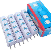 HKM-529747 Universal Multi-Country Plug Adapter for International Travel, 110-250V, 3-Hole & 2-Hole Versions