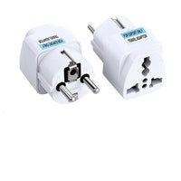 HKM-529747 Universal Multi-Country Plug Adapter for International Travel, 110-250V, 3-Hole & 2-Hole Versions