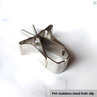 HKM-529939 Stainless Steel Fruit Clip Feeder for Birds - Chinese Style