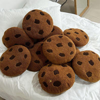 HKM-530003 Giant Cookie Plush Throw Pillow - Soft Plush Bedding Decor, 28cm x 45cm