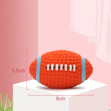 HKM-530451 Dog Toy Bite-Resistant Teeth Cleaning Latex Toy Ball
