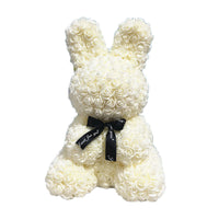 HKM-530451 Eternal Rose Bunny Decoration for Romantic Occasions - Ideal Wedding, Engagement & Gift Choice 45cm