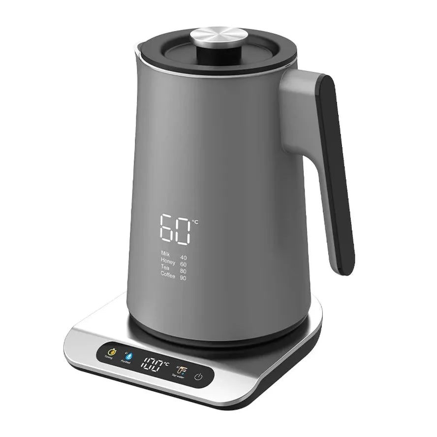 KTX-530451 Portable 1.7 Litre Electric Kettle with Digital Control and Stainless Steel Finish