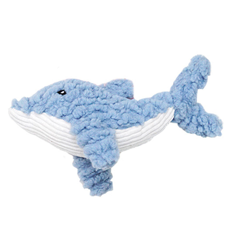 HKM-530515 Caterpillar Shape Bite-Resistant Dog Toy – Plush & Squeaky for Small to Large Dogs