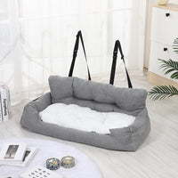 HKM-530643 Comfortable Dog Car Seat with Soft Cushion - Travel-Friendly Kennel in Various Colors
