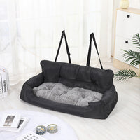 HKM-530643 Comfortable Dog Car Seat with Soft Cushion - Travel-Friendly Kennel in Various Colors